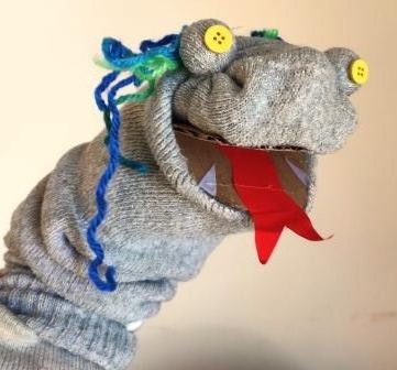 Sockenpuppen Monster