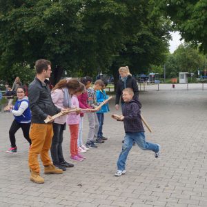 Lebendige Murmelbahn