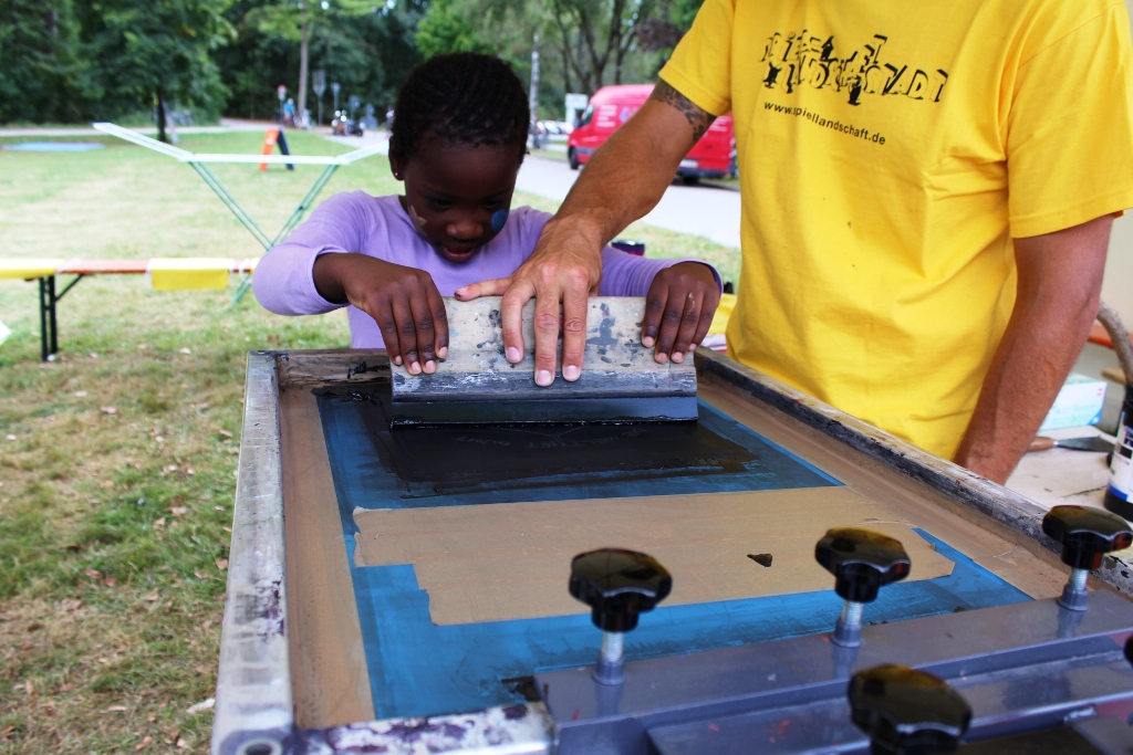 Siebdruck in der pädagogischen Praxis