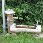 Kleiner Brunnen bei Biergarten im Westpark