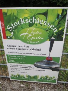 Stockschießen im Westpark